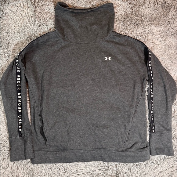Under Armour Jackets & Blazers - Under Armour Dark Gray Fleece Jacket